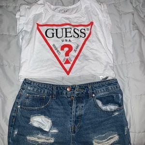 Guess crop top
